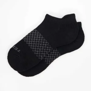 TEREKS Prime Stride Performance Tab Socks Black 1-Pack Left