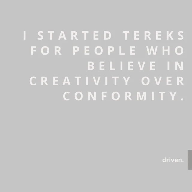 Because you deserve essentials that fit your life. #WhyWeStarted #TEREKS #tereksco