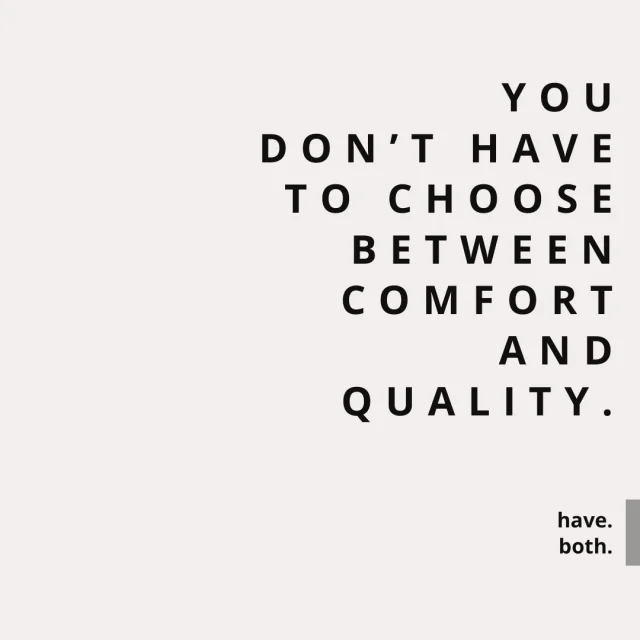 Tired of the trade-off? Upgrade your essentials. #HaveItAll #TEREKS #tereksco